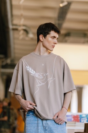 Футболка бежева Мова L/XL