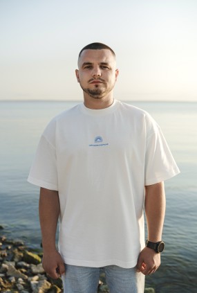 Футболка Світанок над Чорним морем, XL