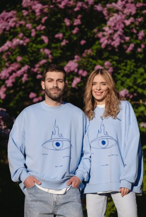 Світшот блакитний Життя, XS/S
