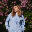 Світшот блакитний Життя, S/M Світшот блакитний Життя, S/M