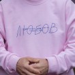 Світшот рожевий Журавлі, XS/S Світшот рожевий Журавлі, XS/S